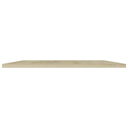 Ripiani Per Libreria 4Pz Rovere Sonoma 80X50X1,5Cm Multistrato