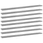 Ripiani Libreria 8Pz Grigio Cemento 100X10X1,5Cm Multistrato