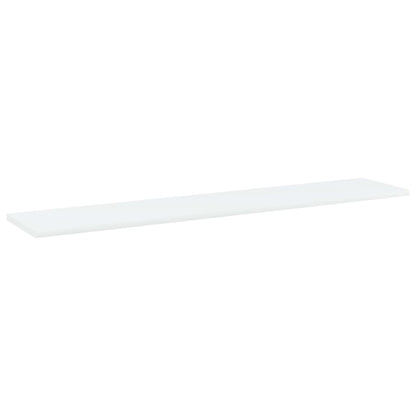 Ripiani Per Libreria 4Pz Bianchi 100X20X1,5Cm Legno Multistrato