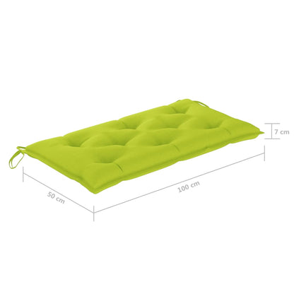Dondolo Da Giardino 2 Posti Cuscini Foglie Di Palma 202Cm Bambù