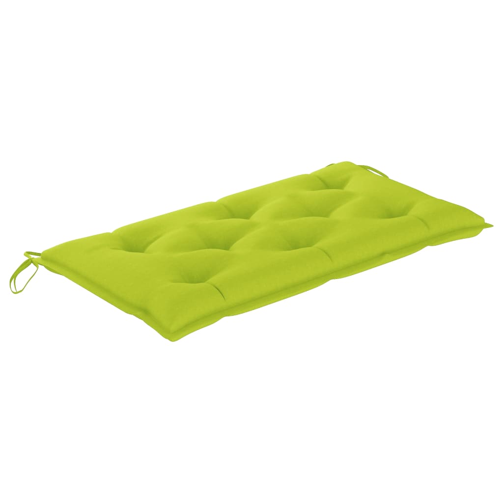 Dondolo Da Giardino 2 Posti Cuscini Foglie Di Palma 202Cm Bambù