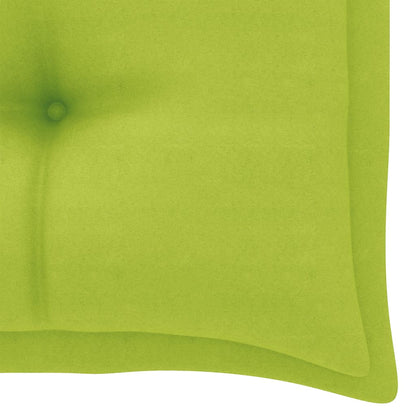 Dondolo Da Giardino 2 Posti Cuscini Foglie Di Palma 202Cm Bambù
