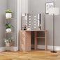 Tavolino Da Trucco Angolare Con Led 111X54X141,5 Cm