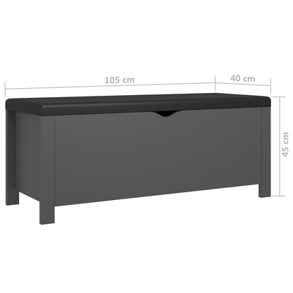 Contenitore Con Cuscino 105X40X45Cm Legno Multistrato