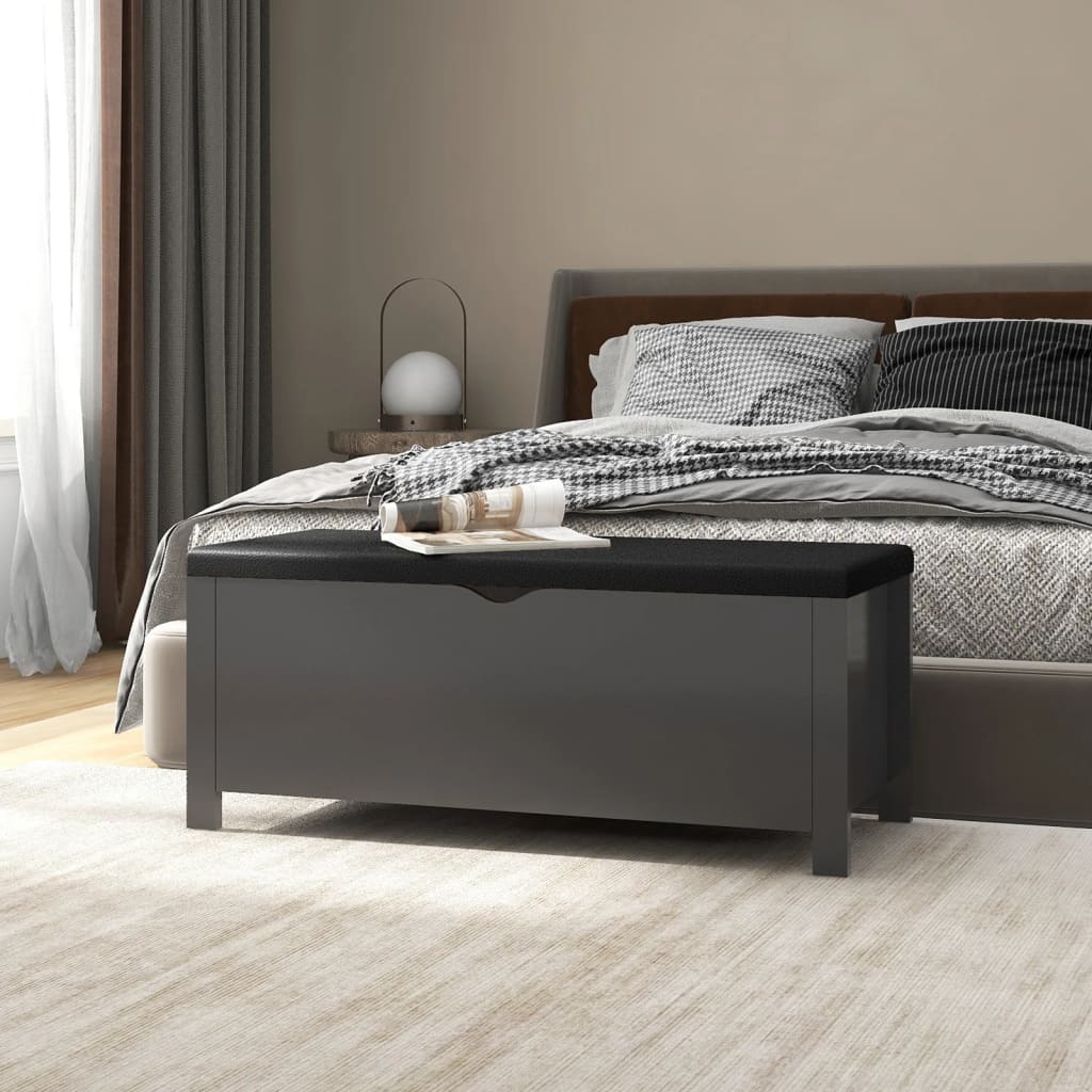 Contenitore Con Cuscino 105X40X45Cm Legno Multistrato