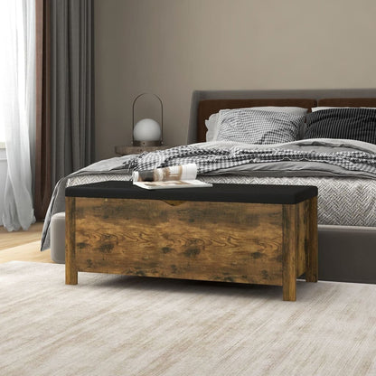 Contenitore Con Cuscino 105X40X45Cm Legno Multistrato