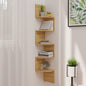 Scaffale Angolare A Muro 19X19X123 Cm Legno Multistrato