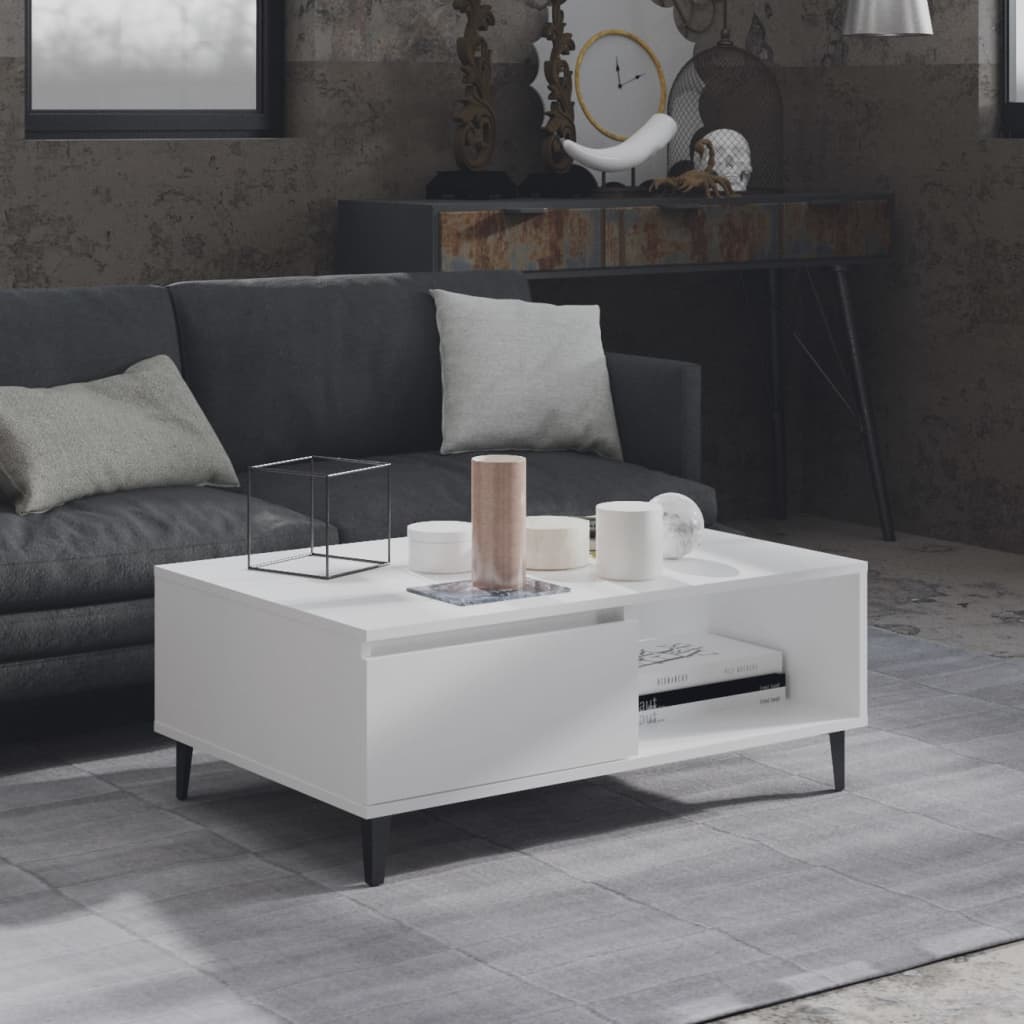 Tavolino Da Salotto 90X60X35Cm Legno Multistrato