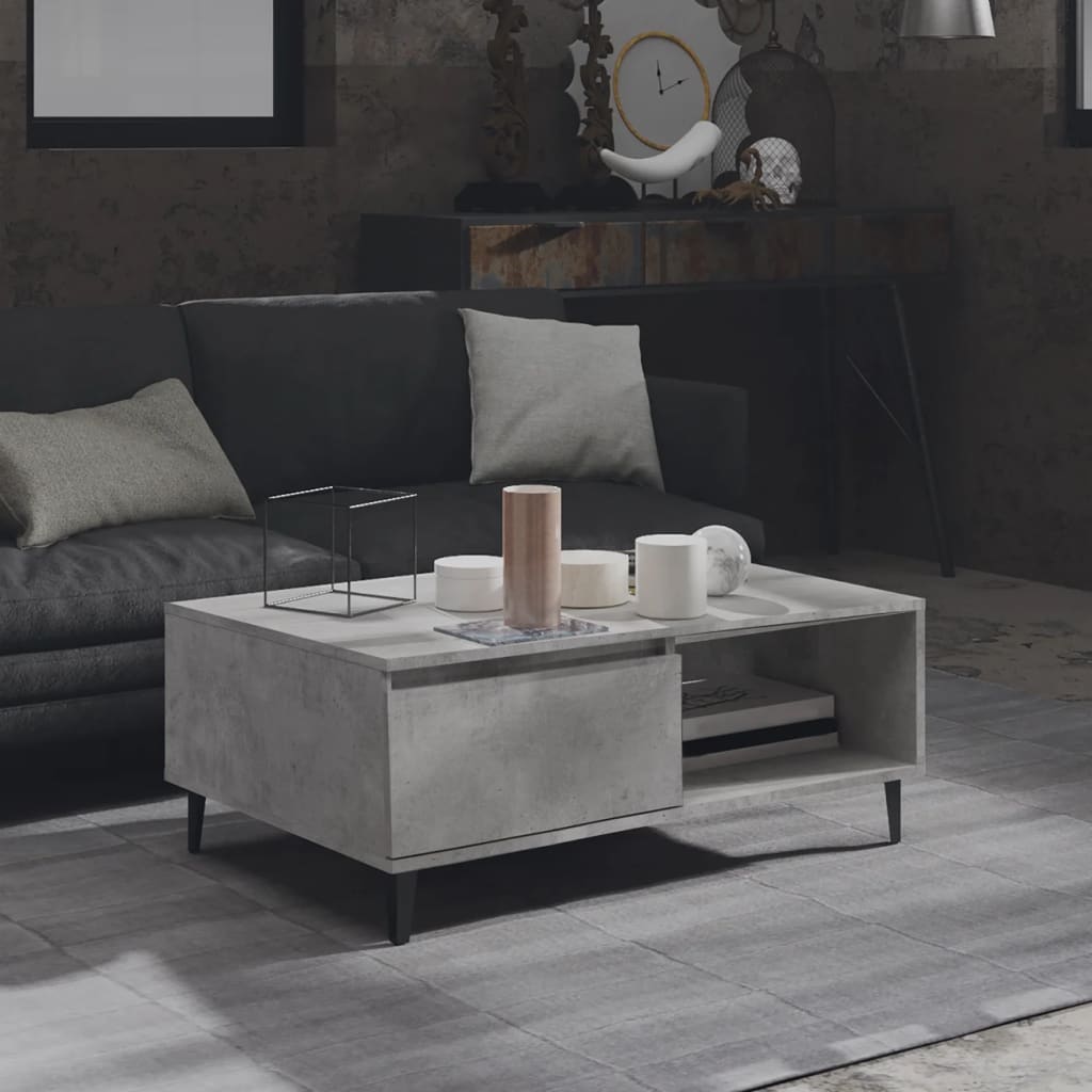Tavolino Da Salotto 90X60X35Cm Legno Multistrato