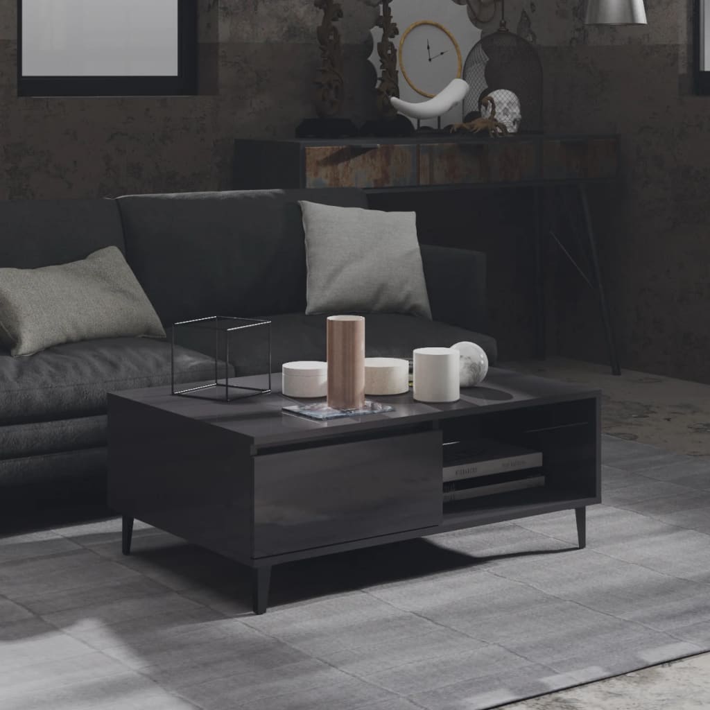 Tavolino Da Salotto 90X60X35Cm Legno Multistrato