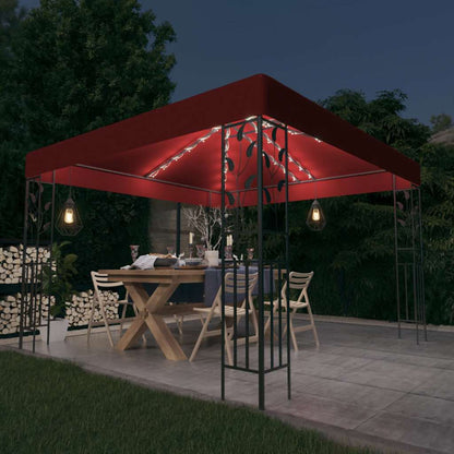 Gazebo Con Luci Led A Stringa 3X3 M