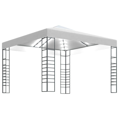Gazebo Da Giardino Con Luci A Stringa Led 3X3 M