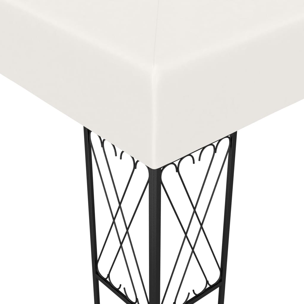 Gazebo Con Stringa Di Luci Led In Tessuto