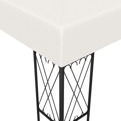 Gazebo Con Stringa Di Luci Led In Tessuto