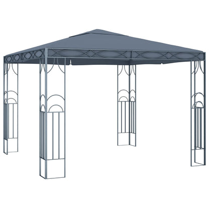 Gazebo Con Stringa Di Luci Led