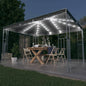 Gazebo Con Stringa Di Luci Led