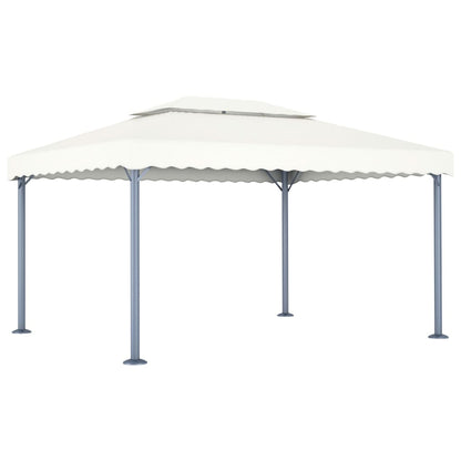 Gazebo Con Stringa Di Luci Led 400X300 Cm In Alluminio