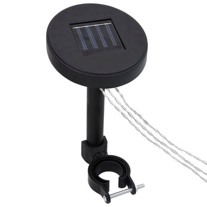 Gazebo Con Tende E Stringa Di Luci Led
