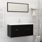 Set Mobili Da Bagno In Truciolato Nero