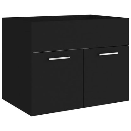 Set Mobili Da Bagno In Truciolato Nero