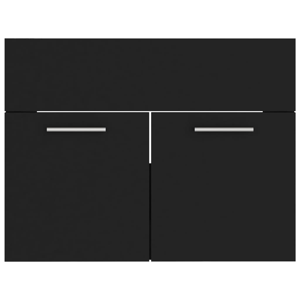 Set Mobili Da Bagno In Truciolato Nero