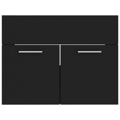 Set Mobili Da Bagno In Truciolato Nero