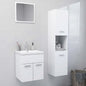 Set Mobili Da Bagno 4 Pz In Legno Multistrato