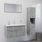 Set Mobili Da Bagno 4 Pz In Legno Multistrato