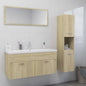 Set Mobili Da Bagno 4 Pz In Legno Multistrato
