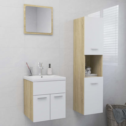 Set Mobili Da Bagno In Legno Multistrato