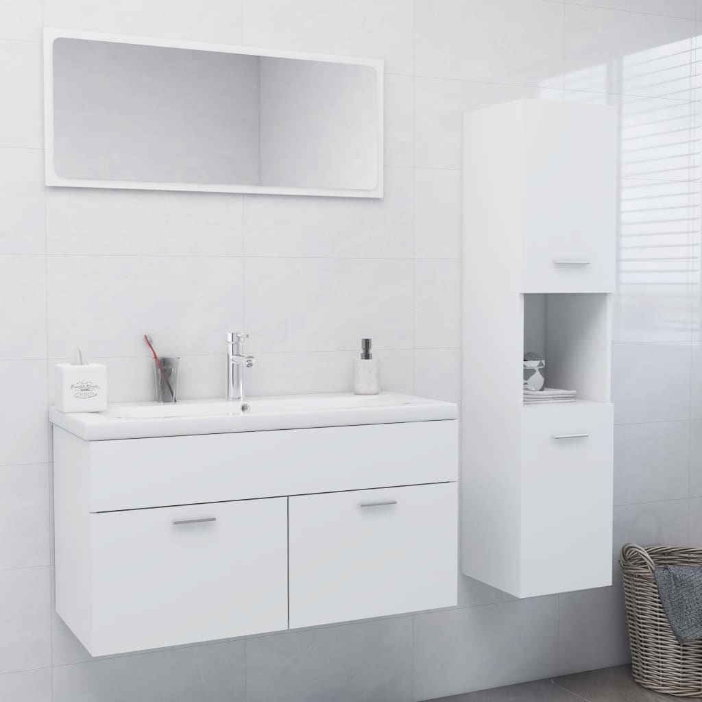 Set Mobili Da Bagno In Legno Multistrato