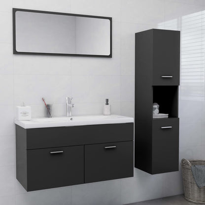 Set Mobili Da Bagno In Legno Multistrato