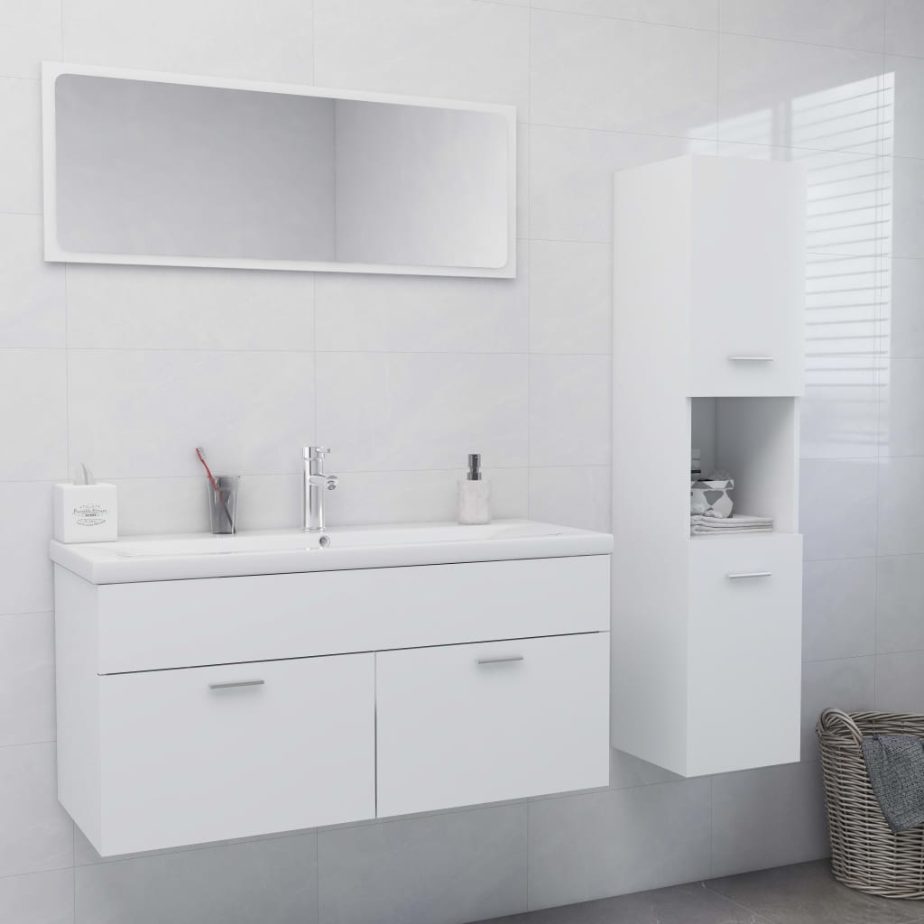 Set Mobili Da Bagno In Legno Multistrato