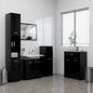 Set Mobili Da Bagno 4 Pz In Legno Multistrato