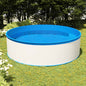 Piscina Fuori Terra Con Skimmer E Pompa Sospesi 350X90Cm Bianca