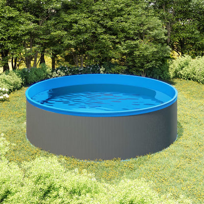 Piscina Fuori Terra Con Skimmer E Pompa Sospesi 350X90Cm Bianca