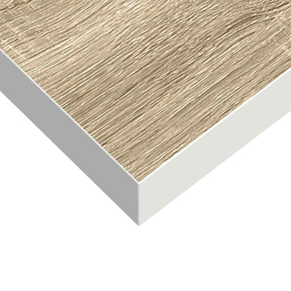 Scaffali A Parete 2 Pz 90X23,5X3,8 Cm In Mdf Rovere E Bianco