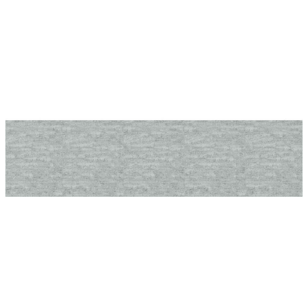 Scaffali A Parete 2 Pz 90X23,5X3,8 Cm In Mdf Grigio Cemento