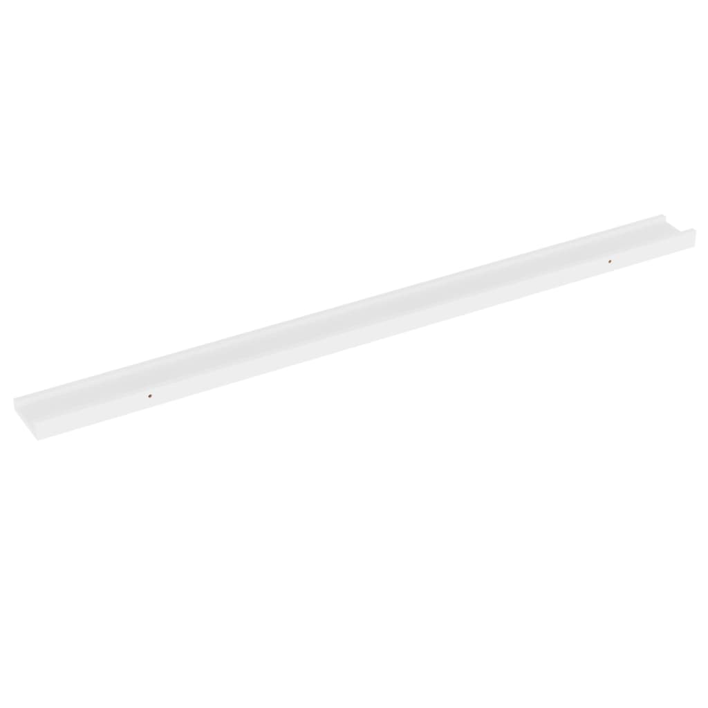 Mensole Da Parete 2 Pz Bianche Bianco