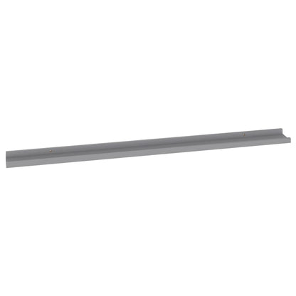 Mensole Da Parete 4 Pz Grigie Grigio
