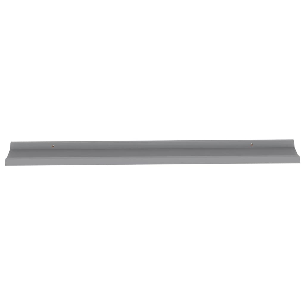 Mensole Da Parete 4 Pz Grigie Grigio
