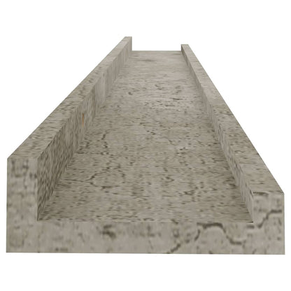 Mensole Da Parete 4 Pz Grigio Cemento