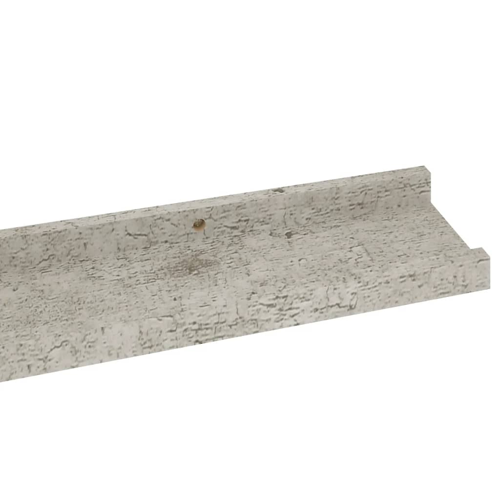 Mensole Da Parete 4 Pz Grigio Cemento