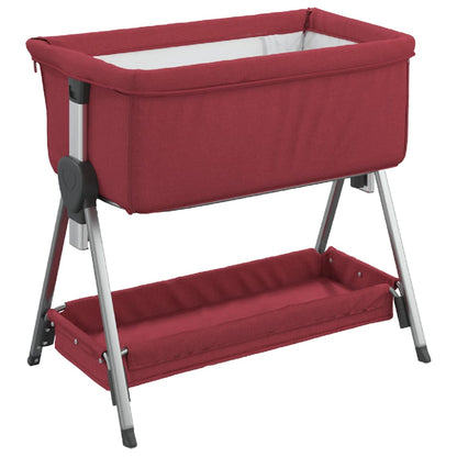 Lettino Per Bambini Con Materasso In Tessuto Di Lino