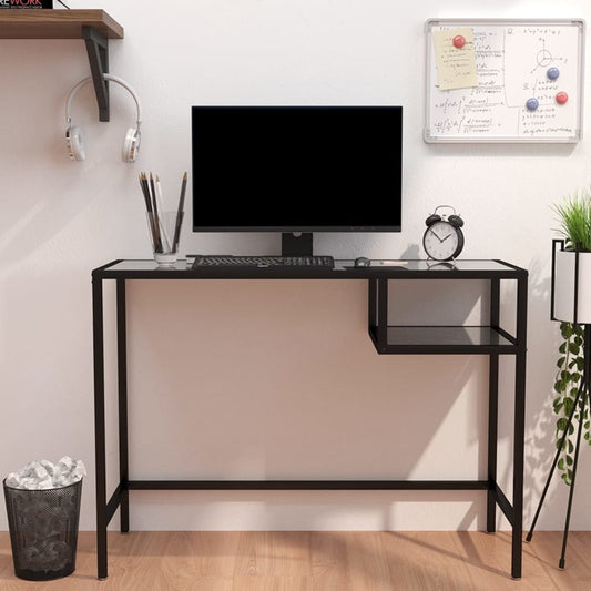 Scrivania Per Computer 100X36X74 Cm Vetro Temperato