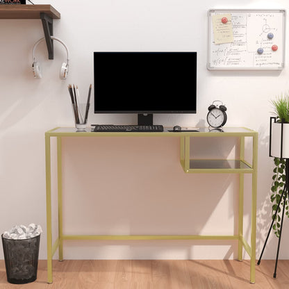 Scrivania Per Computer 100X36X74 Cm Vetro Temperato