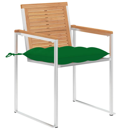 Sedie Da Giardino Con Cuscini 8 Pz In Legno Massello Di Teak