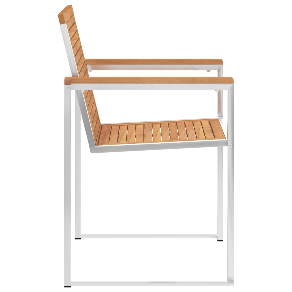 Sedie Da Giardino Con Cuscini 8 Pz In Legno Massello Di Teak