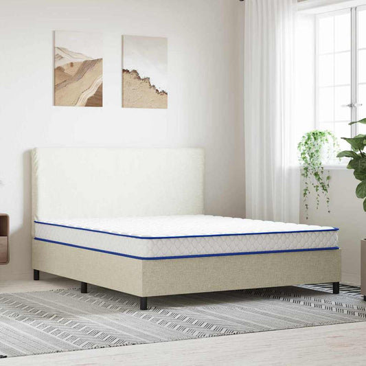 Materasso  Materasso Bianco 200 X 160 X 17 Cm Schiuma Pu