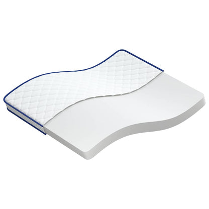 Materasso  Materasso Bianco 200 X 160 X 17 Cm Schiuma Pu